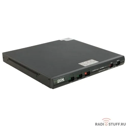 UPS PowerCom King Pro RM KIN-1000AP (1U) {Line-Interactive, 1000VA/800W, Rack, IEC, Serial+USB}