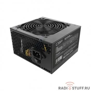 Блок Питания CBR ATX 500W 80+ Bronze, APFC, 0.6mm, 20+4pin, 1*8-pin(4+4P), 2*6+2pin, 4*SATA, 4*IDE, 12cm fan, 1.5м кабель питания, черный [PSU-ATX500-12GM]
