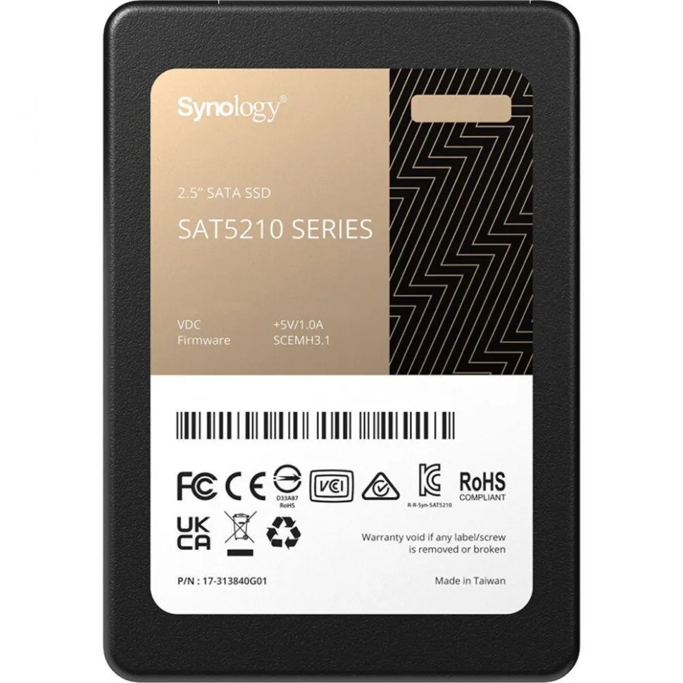 SSD жесткий диск SATA2.5" 3.84TB 6GB/S SAT5210-3840G SYNOLOGY