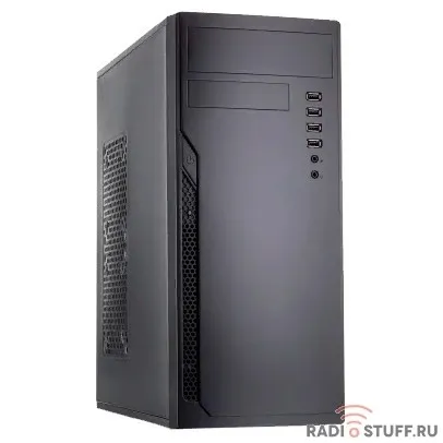 Foxline FL-301 ATX, w/o  PSU 1x5.25EXT, 1x3.5EXT, 4x3.5INT, 4xUSB2.0, HDA, w/o FAN, no pwr cord