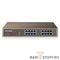 TP-Link TL-SG1016D 16-портовый гигабитный настольный/монтируемый в стойку коммутатор SMB