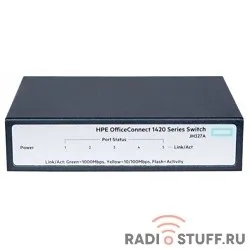 JH327A HP коммутатор HPE 1420 неуправляемый 19U 5x10/100/1000BASE-T