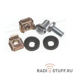 Крепеж для шкафа (винт, шайба и гайка) для 19"  (50 шт)   