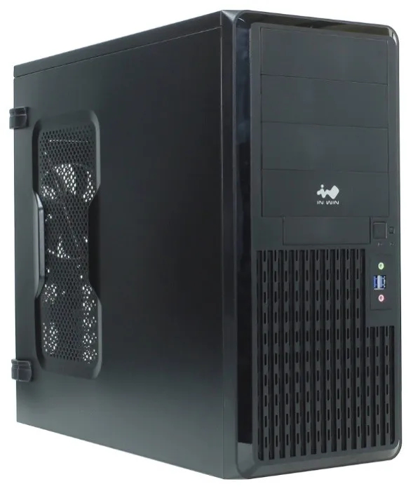 Midi Tower InWin PE689 Black 2*USB 3.0+Fan+Audio+2SATA ATX RACKMOUNT*(без блока питания)