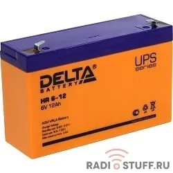 Delta HR 6-12 (12 А\ч, 6 В) свинцово- кислотный аккумулятор  