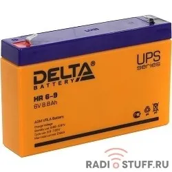 Delta HR 6-9 (634W) (9 А\ч, 6В) свинцово- кислотный аккумулятор  