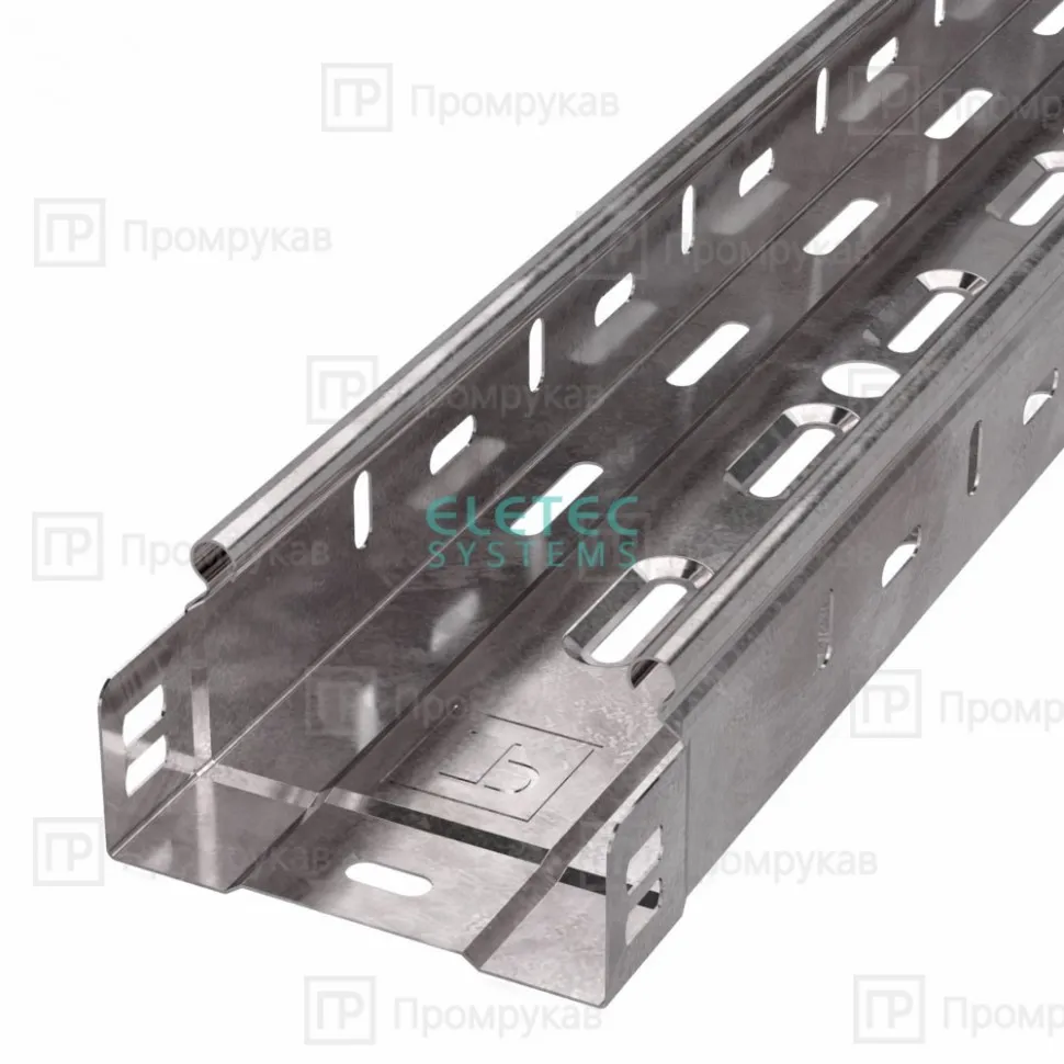 Лоток перфорированный Стандарт 400х100х3000 (6 м/уп) Промрукав