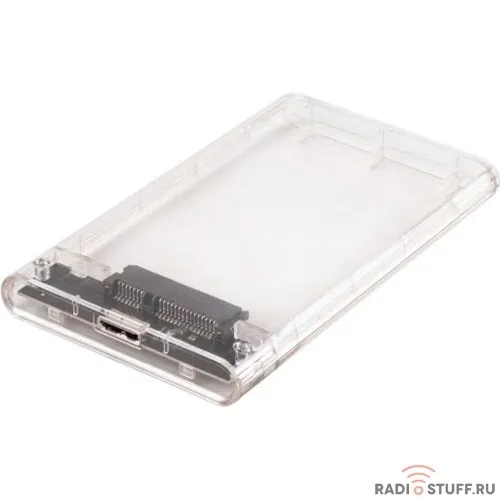 AgeStar USB 3.0 Внешний корпус 2.5&quot; SATAIII HDD/SSD AgeStar 3UB2P4 (TRANSPARENCY) пластик, прозрачный {50}  (672691)(17312)