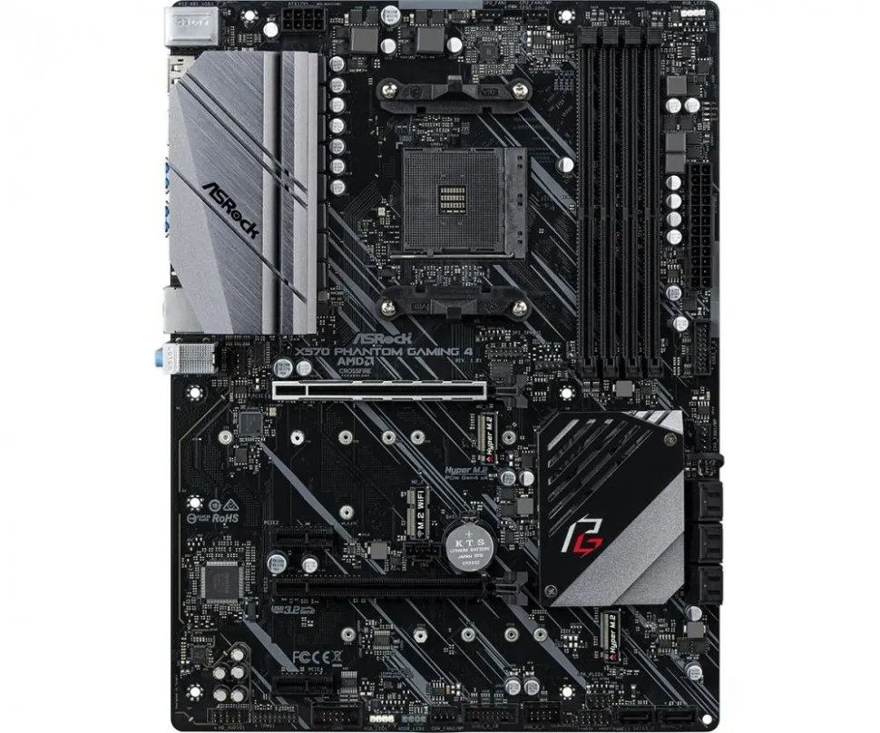 Материнская плата AMD X570 SAM4 ATX X570 PHANTOM GAMING 4 ASROCK