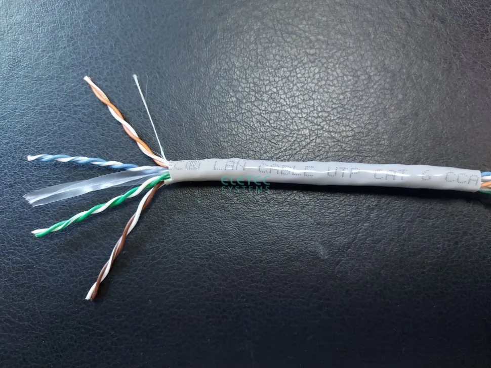 Кабель UTP 6 Eletec 4x2xAWG23, эконом, 305м, CCA