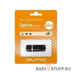 USB 2.0 QUMO 32GB Optiva 02 Black [QM32GUD-OP2-black]
