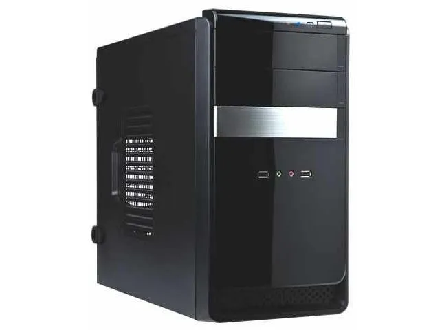 Mini Tower InWin EMR034 Black/Silver 450W  2*USB3.0+AirDuct+Audio mATX