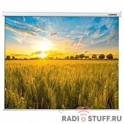 LUMIEN Eco Picture LEP-100105 Настенный экран 160х160 см, Matte White восьмигранный корпус, возможность потолочн./настенного крепления, уровень в комплекте, 1:1