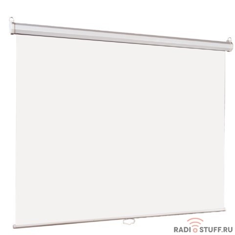 Lumien Eco Picture [LEP-100122] Настенный экран  127х200см (рабочая область 121х194 см) Matte White восьмигранный корпус, возможность потолочн./настенного крепления, уровень в комплекте, 16:10 (треуго