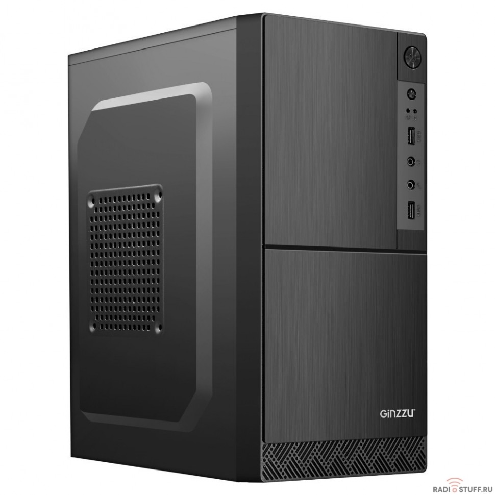 Ginzzu B190 2*USB 2.0,AU (450W 12 см)