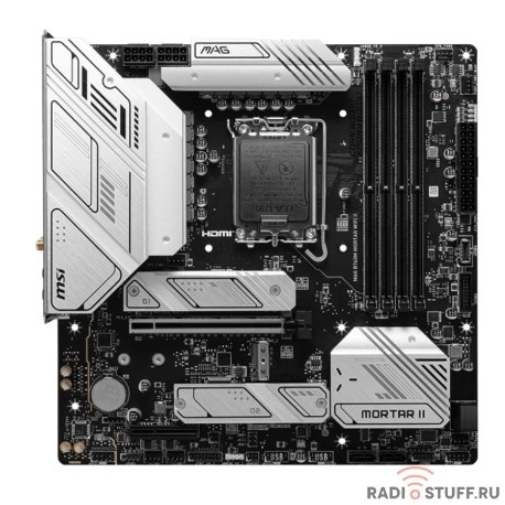 Материнская плата MSI MAG B760M MORTAR WIFI II, LGA 1700, Intel B760, mATX, Ret