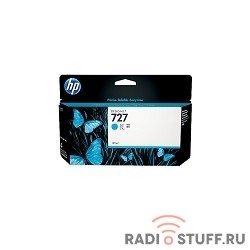HP B3P19A Картридж №727, Cyan {Designjet T920/T1500, Cyan (130ml)}